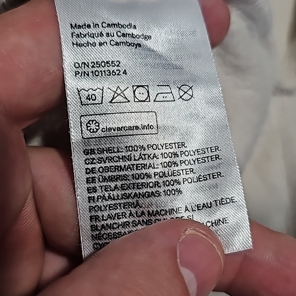 H&M large cream colour half zip hoodie - Picture 6 of 6